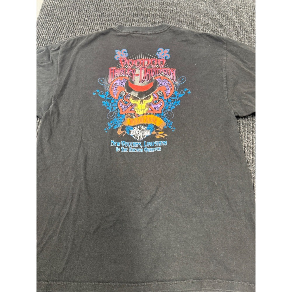 Harley-Davidson Voodoo New Orleans Long Sleeve Pocket T-Shirt Men's XL 2007